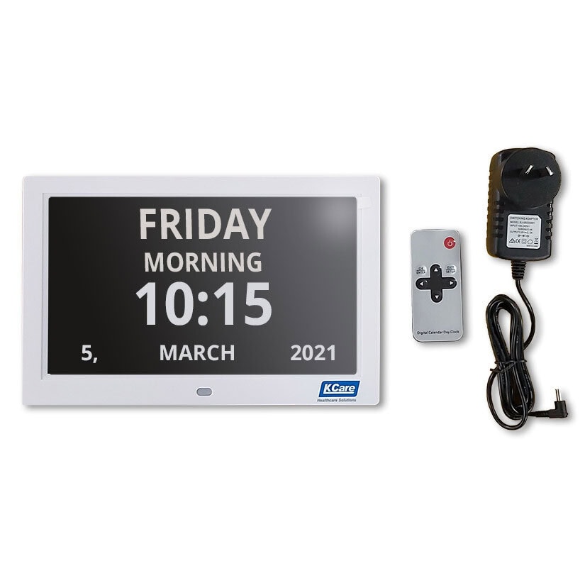 KCare 10" Digital Led Calendar Day Clock