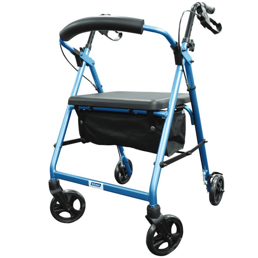 KCare Deluxe Seat Walker - Blue