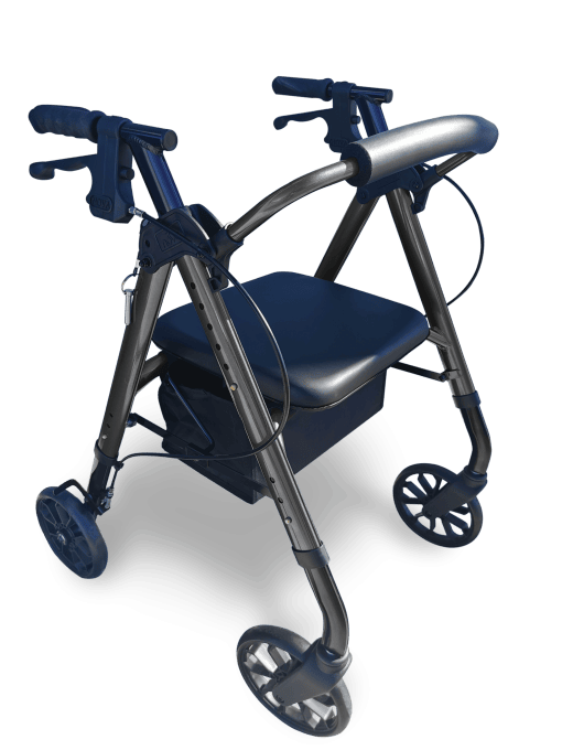 Redgum Seat Walker Soft Brake 8" Wheel - Silver - Image 2