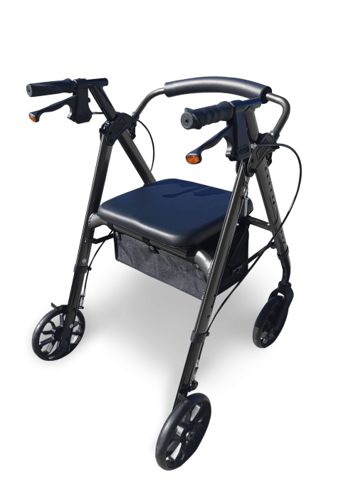 Redgum Seat Walker Soft Brake 8" Wheel - Silver - Image 3