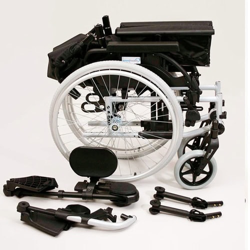 Breezy Basix Transit Wheelchair - 18" - Image 2
