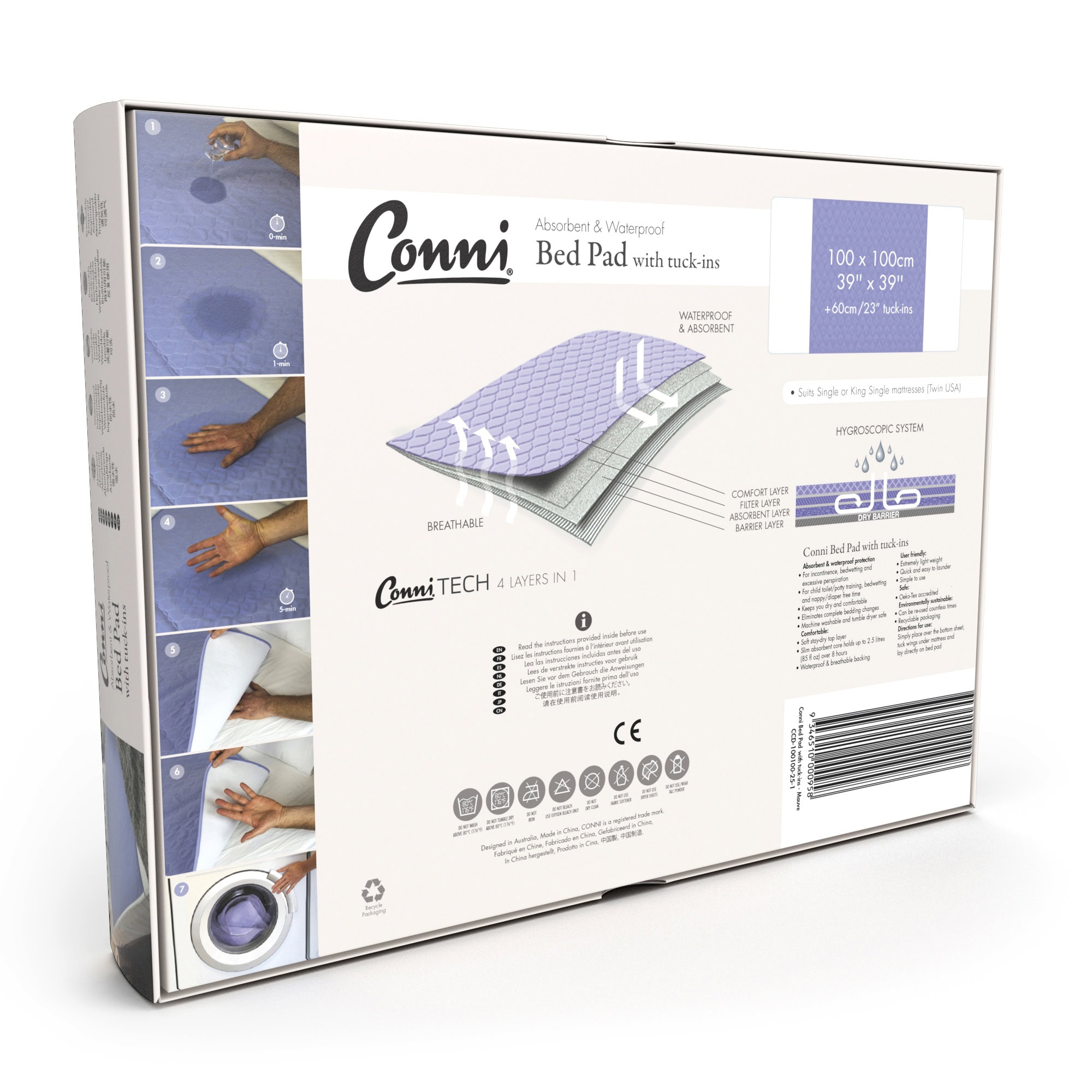 Conni Reusable Bed Pad - Image 3
