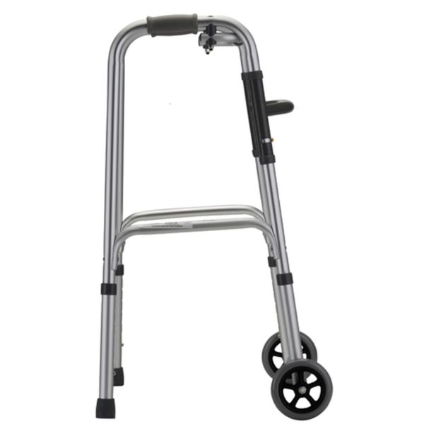 Redgum Folding Walking Frame with 5" Front Wheel