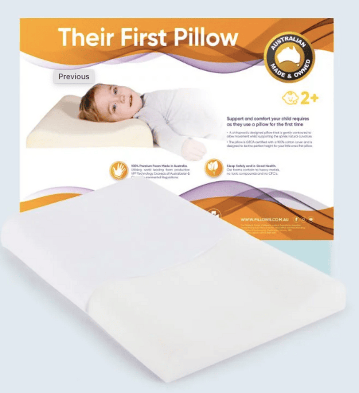 Therapeutic Pillow Their First Pillow - 2+ Years