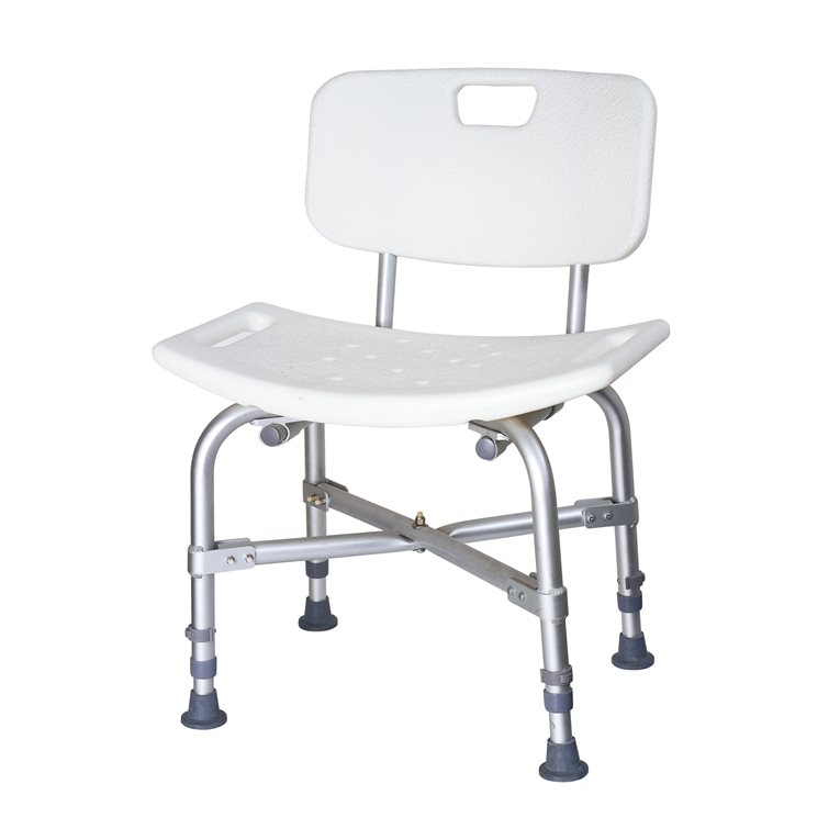 Sunrise Medical Breezy Bath Stool/Chair with Back Bariatric