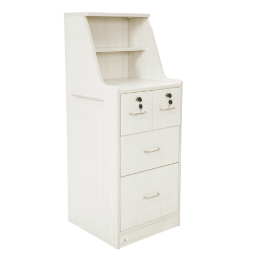 Cobalt Health Bedside Hutch Cabinet Dual Lock