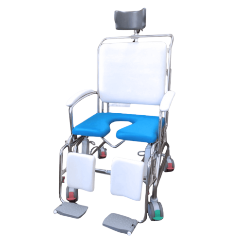 Electric Tilt in Space Mobile Shower Commode - 600mm