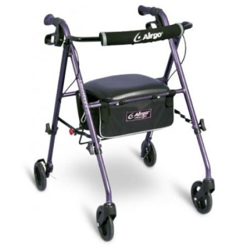 HMR Airgo Ultra-Light Rollator - Eggplant